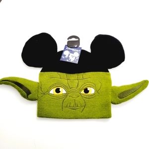 DisneyParks Paris StarWars Yoda Beanie Cap Sz Youth NWT